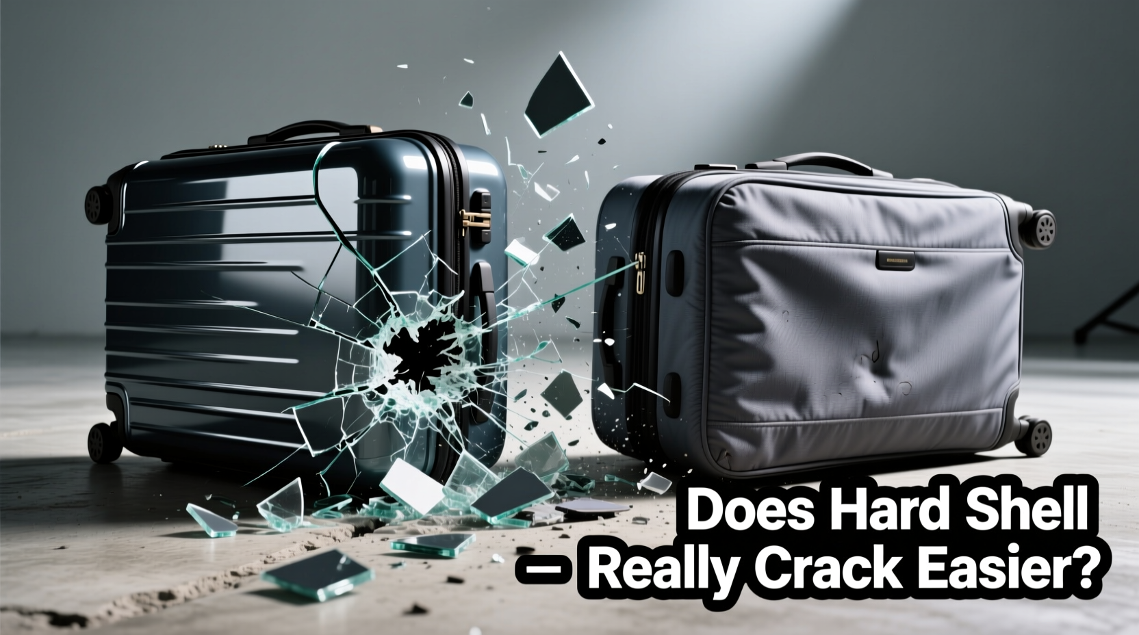 hard shell luggage vs soft side does the hard shell really crack easier