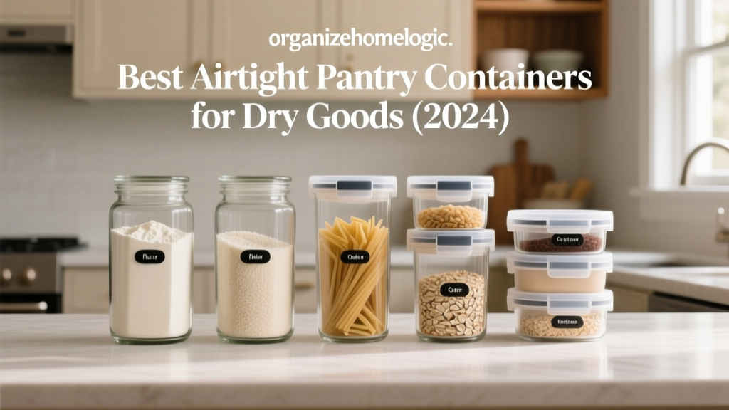 Best Airtight Pantry Containers for Dry Goods 2024