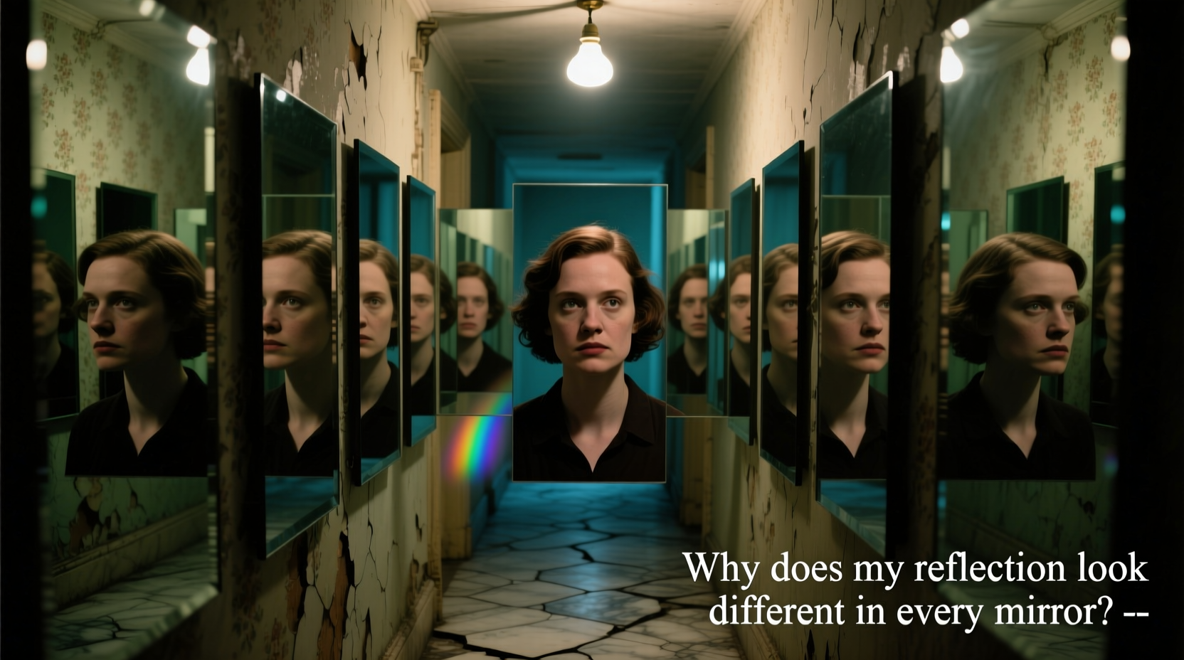 why does my reflection look different in every mirror and what distorts it