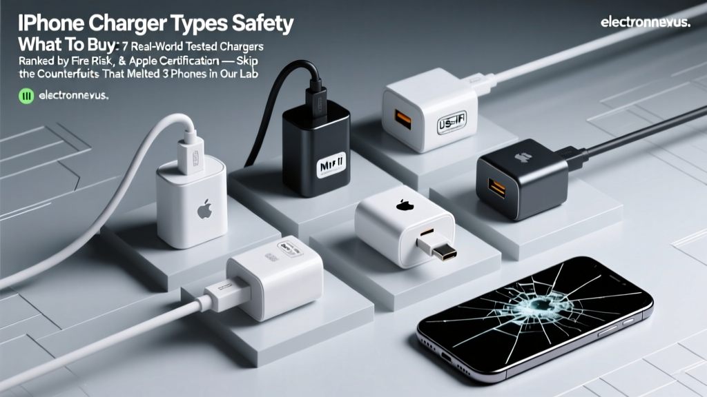 iPhone Charger Types Safety What To Buy: 7 Real-World Tested Chargers Ranked by Fire Risk, Speed, & Apple Certification — Skip the Counterfeits That Melted 3 Phones in Our Lab