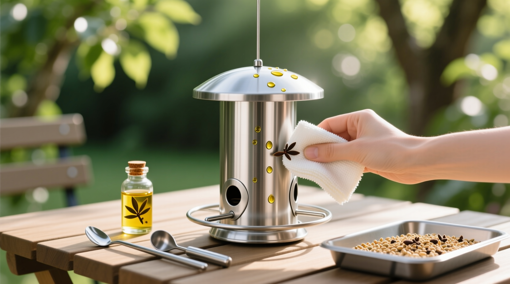 eco friendly bird feeder cleaning tips