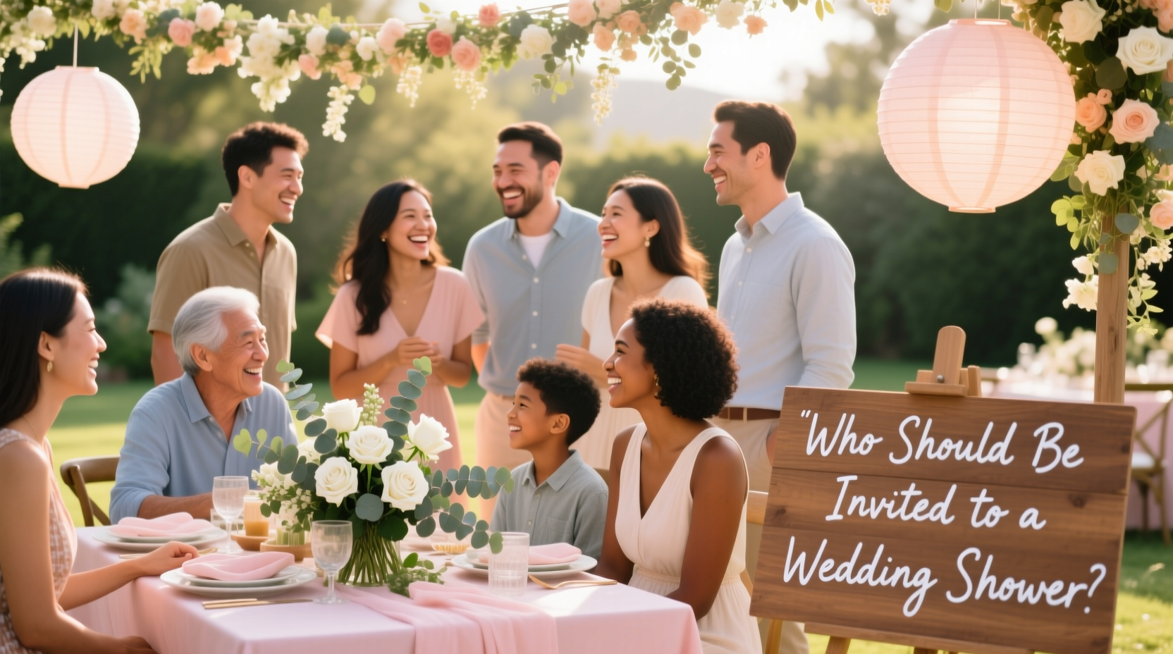 who should be invited to a wedding shower