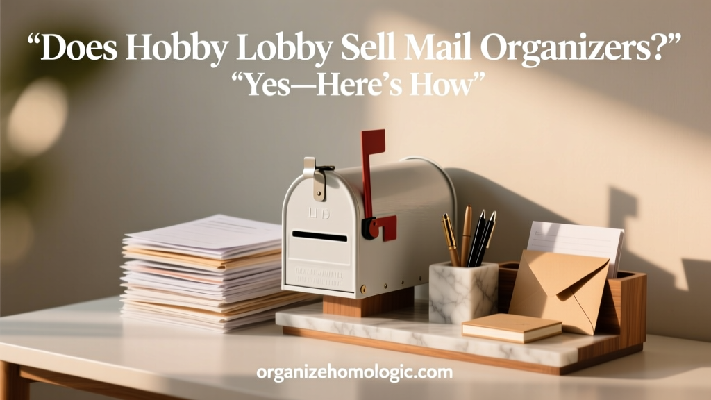 Does Hobby Lobby Sell Mail Organizers? Yes—Here’s How