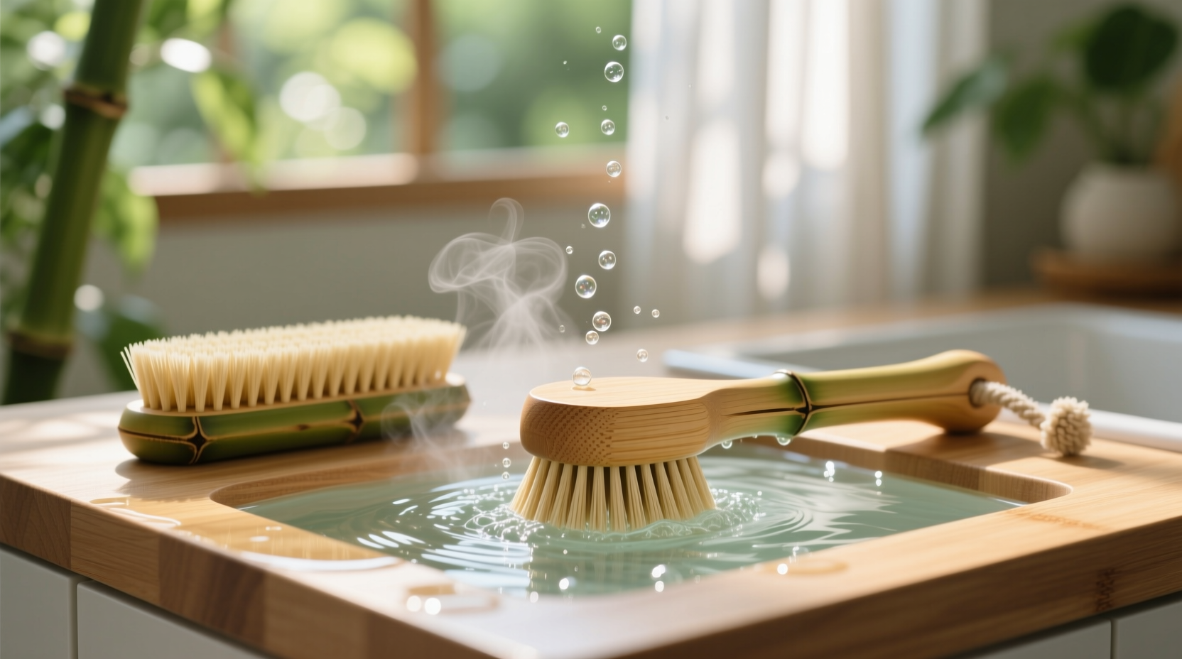 eco friendly bamboo cutting board deep clean