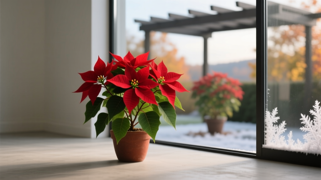 Poinsettias Indoor Outdoor: When to Move Them Safely
