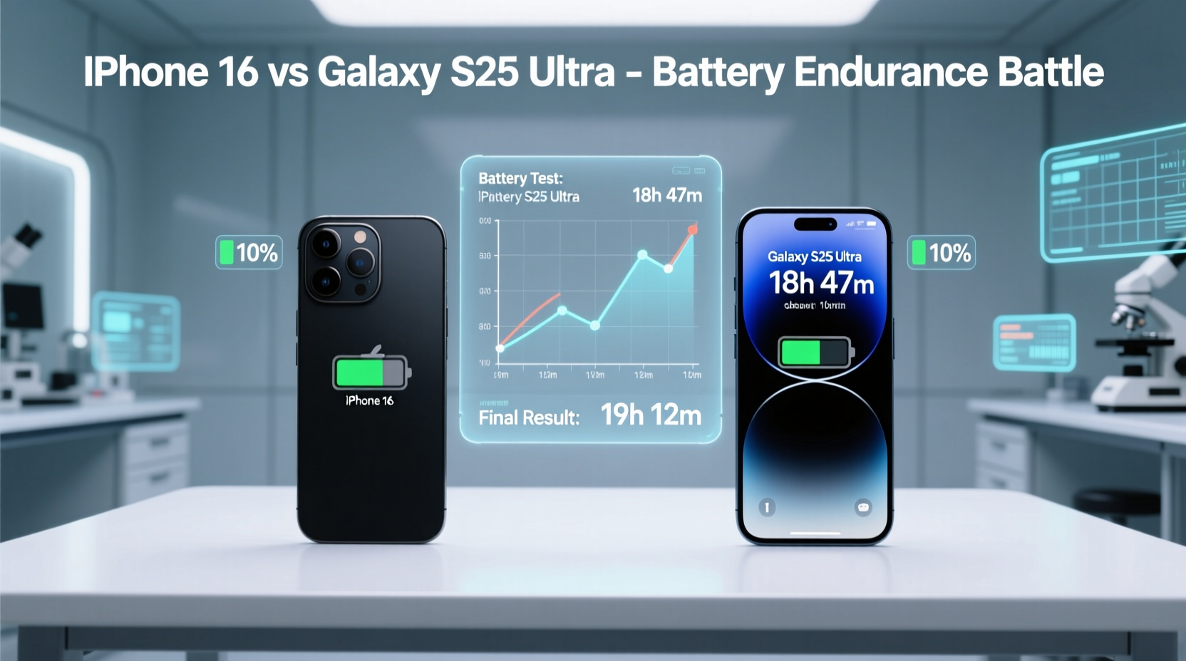 Iphone 16 Vs Galaxy S25 Ultra Battery Life Endurance Test Results