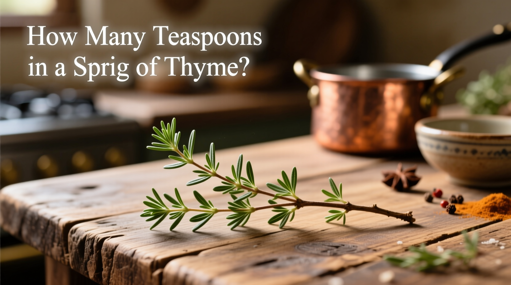 Thyme Sprig to Teaspoon: Quick Conversion | TheHomeSprouts