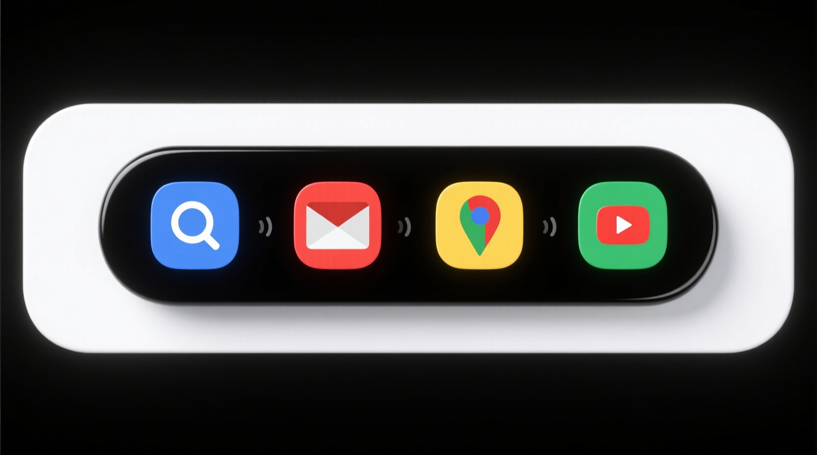 black menu puts google shortcuts in your toolbar is wa
