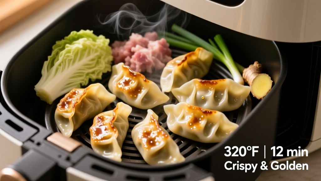 How Long to Air Fry Gyoza: Crispy, Golden & Foolproof