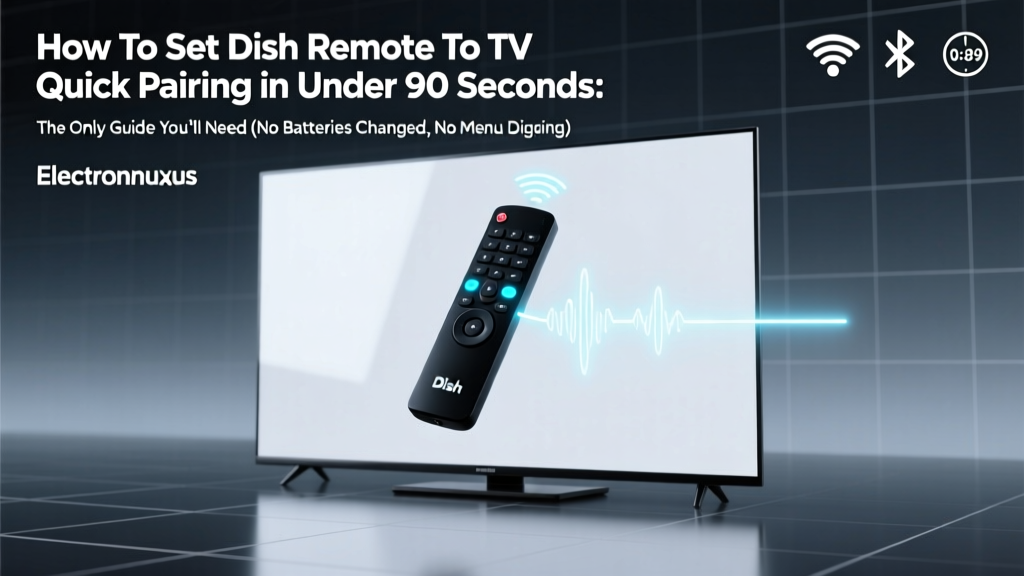 How To Set Dish Remote To Tv Quick Pairing in Under 90 Seconds: The Only Guide You’ll Need (No Batteries Changed, No Menu Digging)