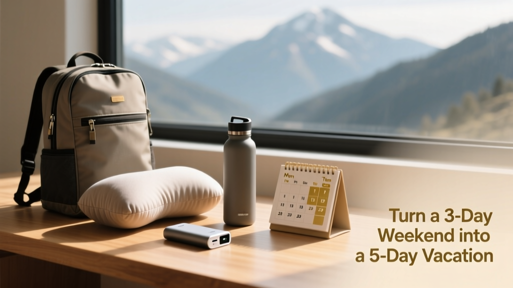 Turn A Three Day Weekend Into A Five Day Vacation: Smart Gear, Timing, and Tactics That Actually Work