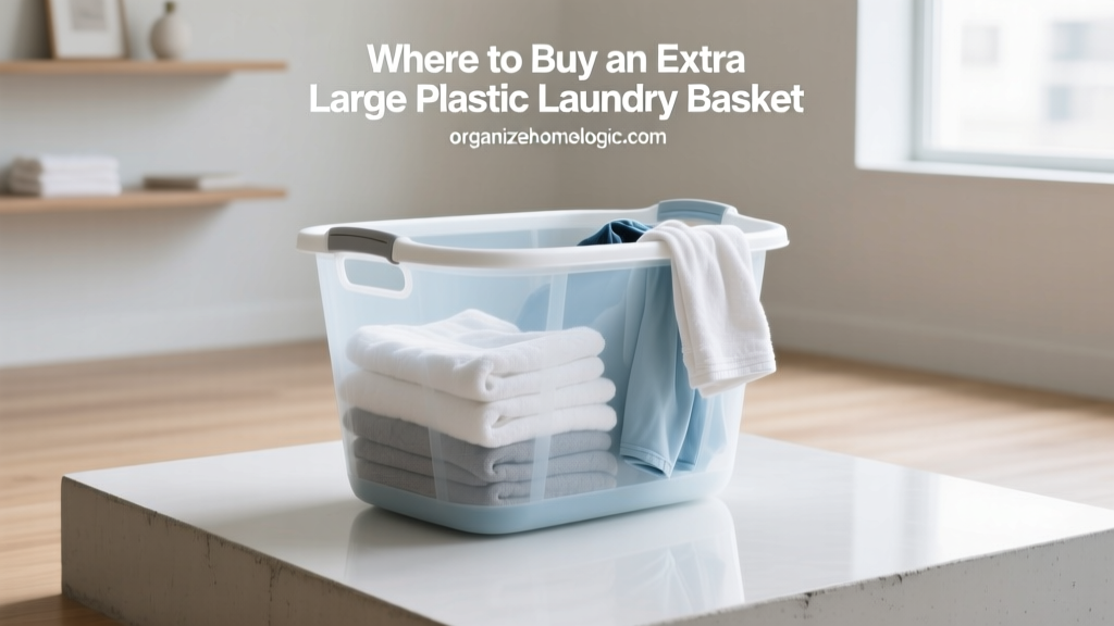 Where to Buy an Extra Large Plastic Laundry Basket