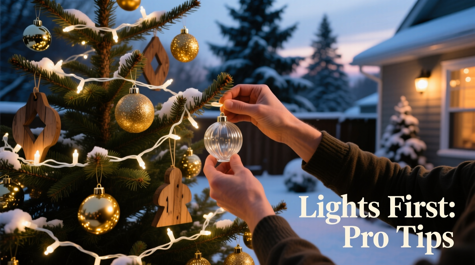 why does the order of putting on tree lights and ornaments matter pros weigh in