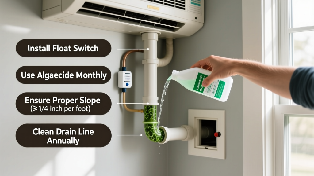 How to Prevent a Clogged AC Condensate Line