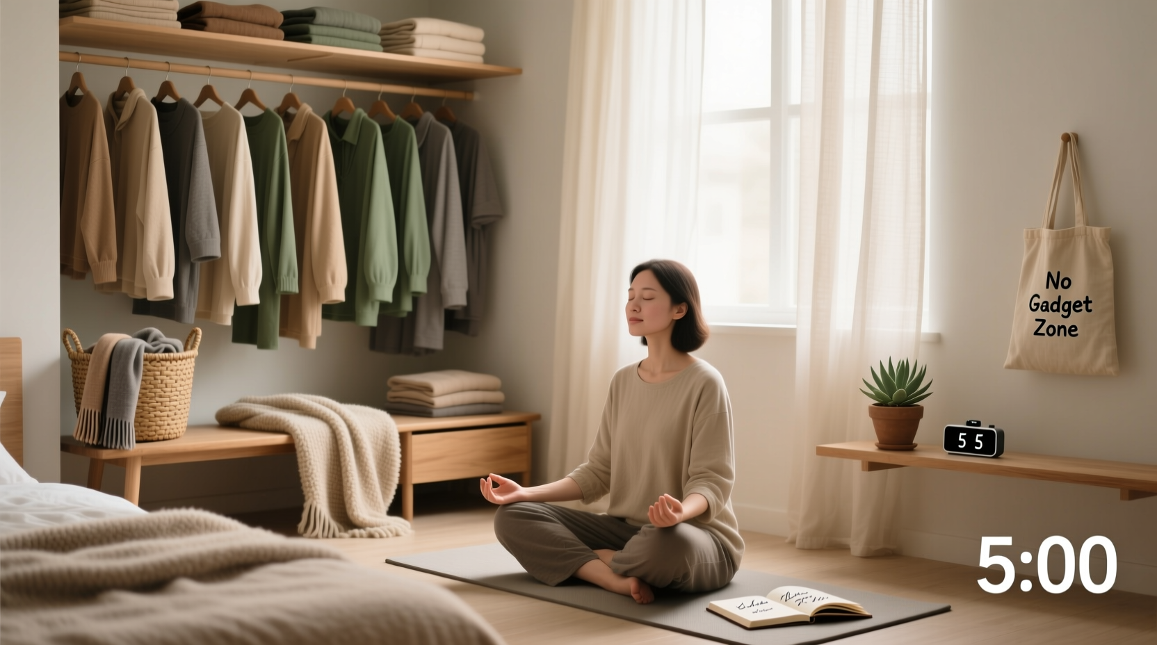 closet organization tips mindfulness without gadgets