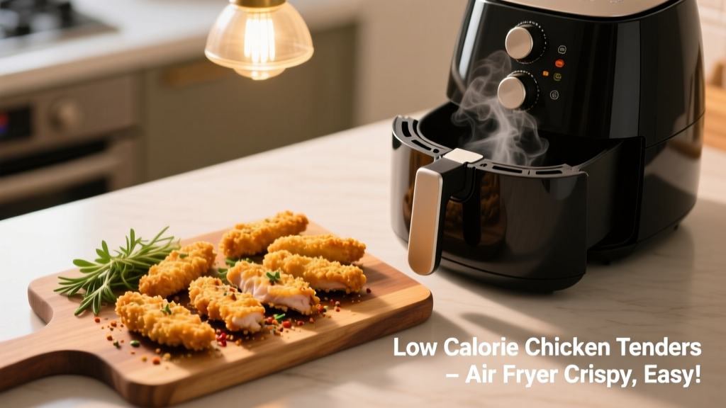 Low-Cal Air Fryer Chicken Tenders (Crispy & Easy)