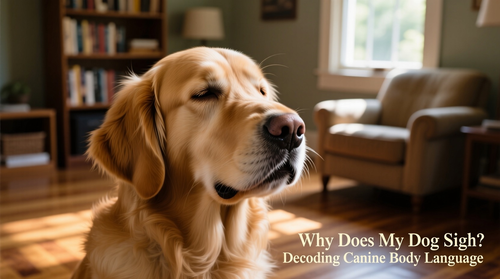 why does my dog sigh decoding canine body language