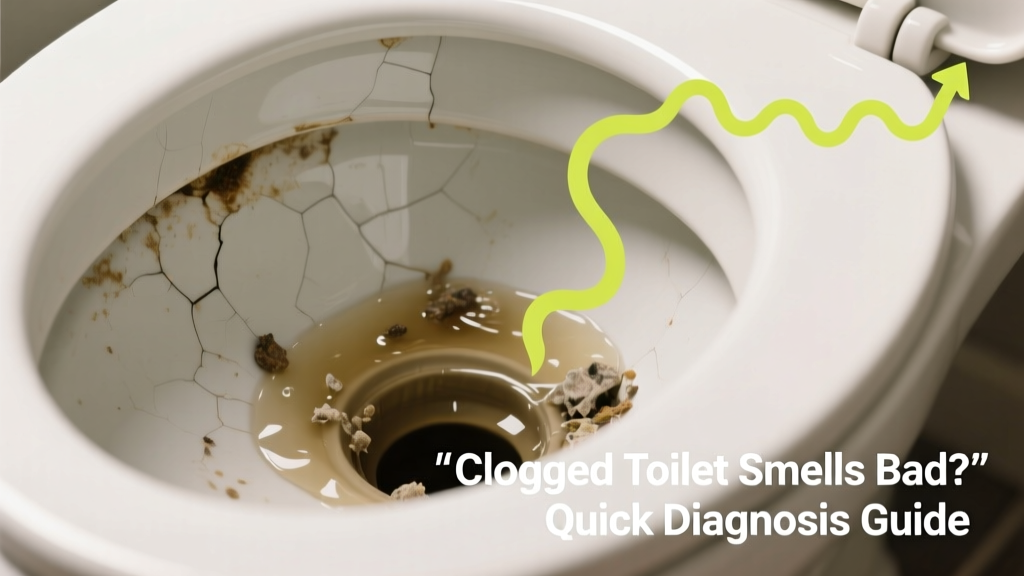Clogged Toilet Smells Bad: Quick Diagnosis Guide