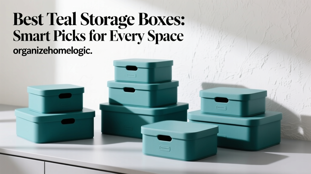 Best Teal Storage Boxes: Smart Picks for Every Space