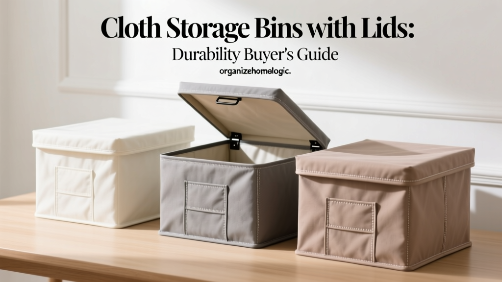 Cloth Storage Bins with Lids: Durability Buyer's Guide