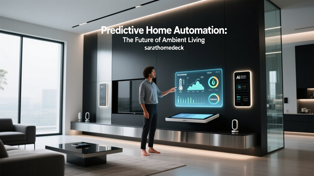 Predictive Home Automation: The Future of Ambient Living