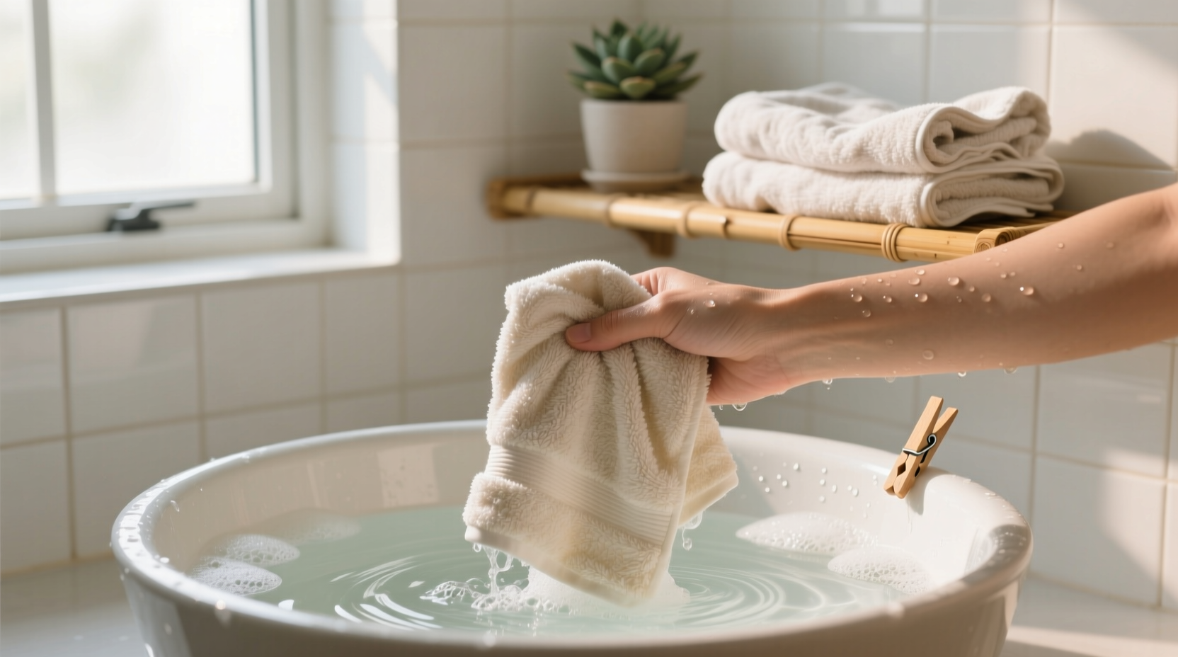 washing and caring for towels