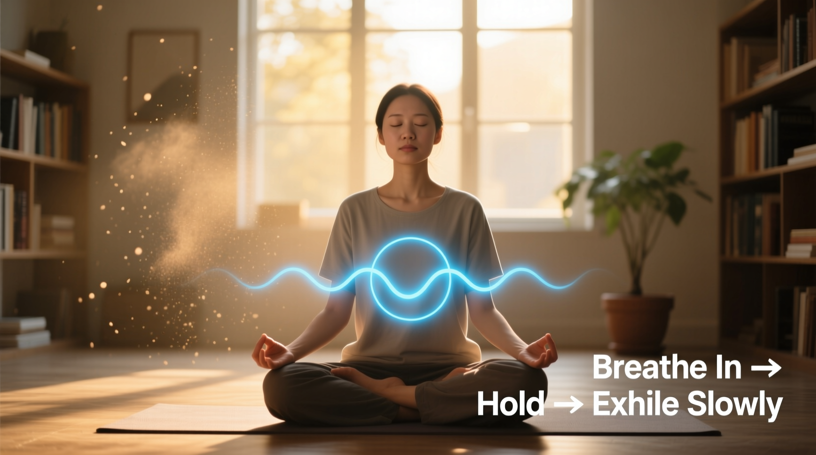 best ways to calm pre presentation nerves using breathing techniques