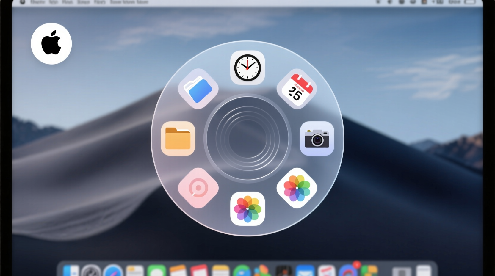 add a start menu to macos