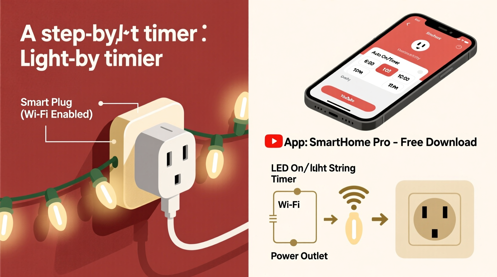 how to build a diy christmas light timer with a smart plug