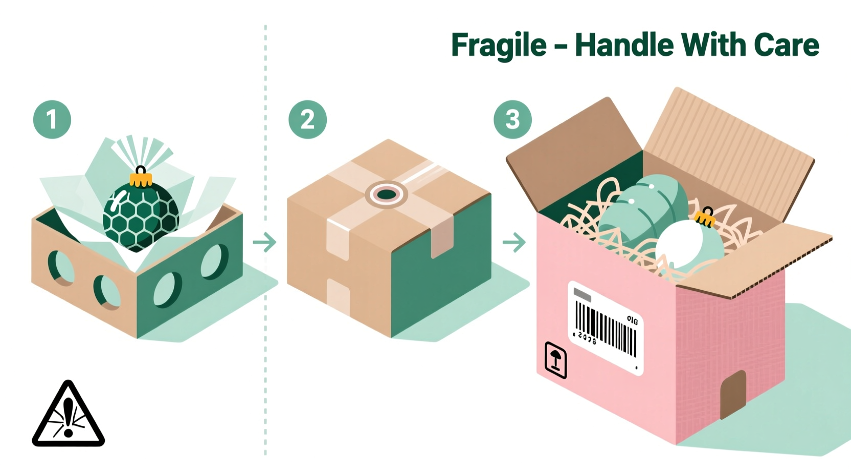 how to ship fragile christmas ornaments without them breaking en route