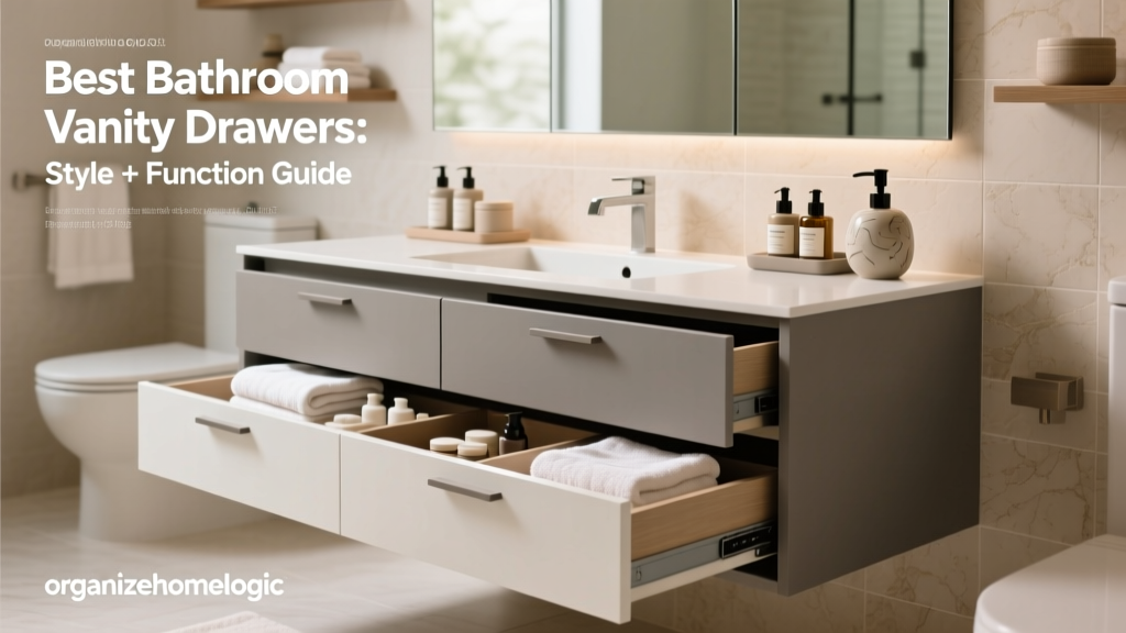Best Bathroom Vanity Drawers: Style + Function Guide