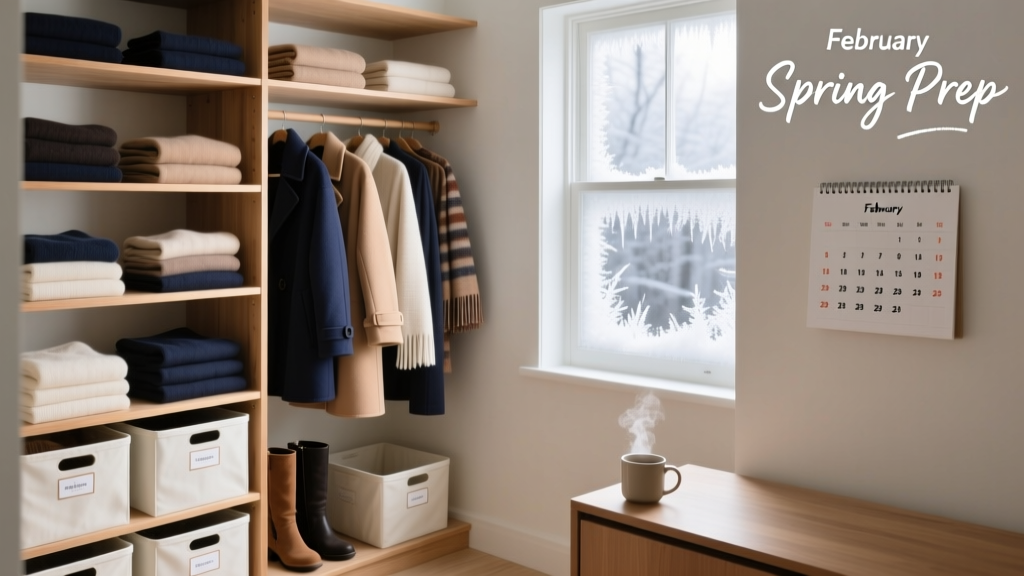 February Closet Organization: Seasonal Maintenance Checklist