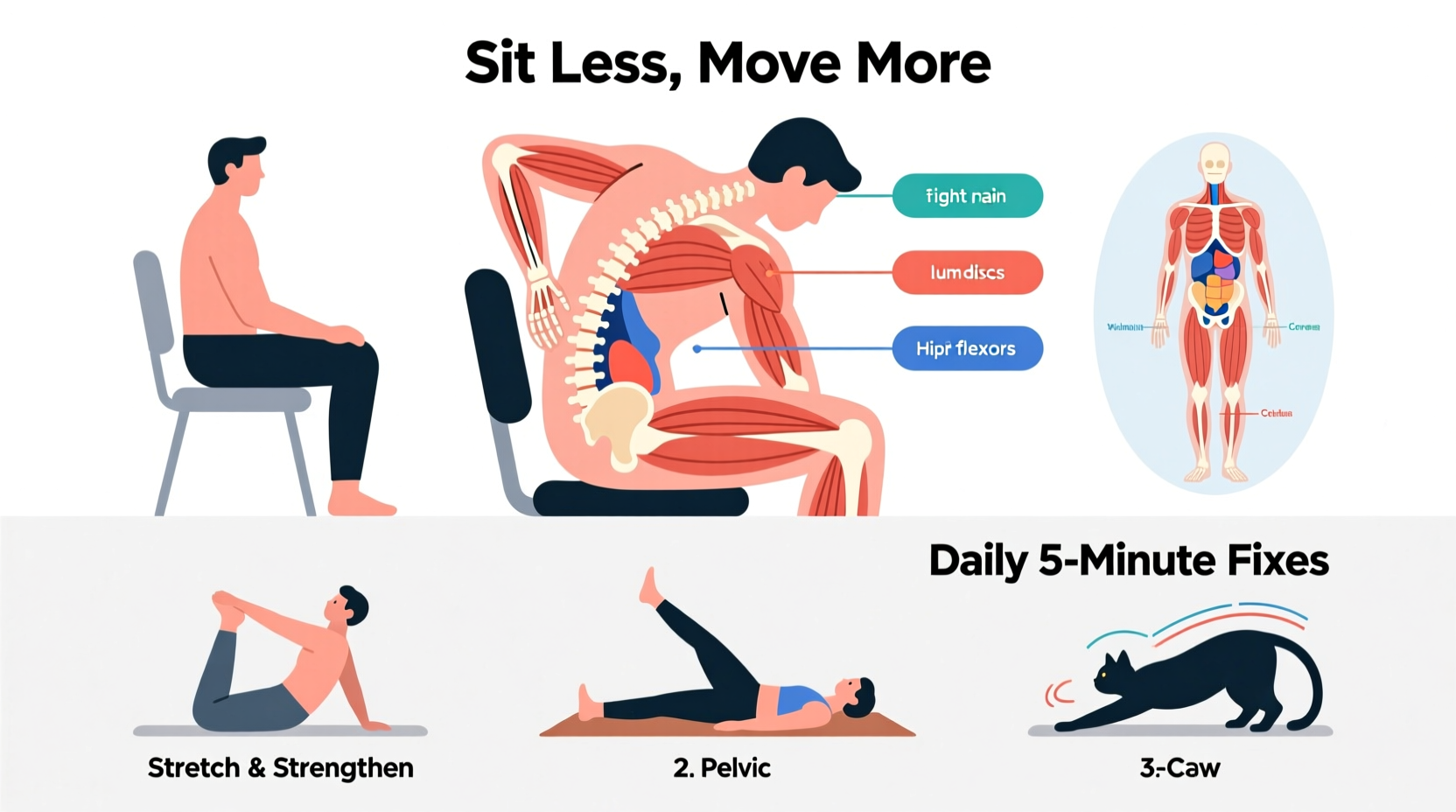 back pain from sitting all day causes and quick fixes at home