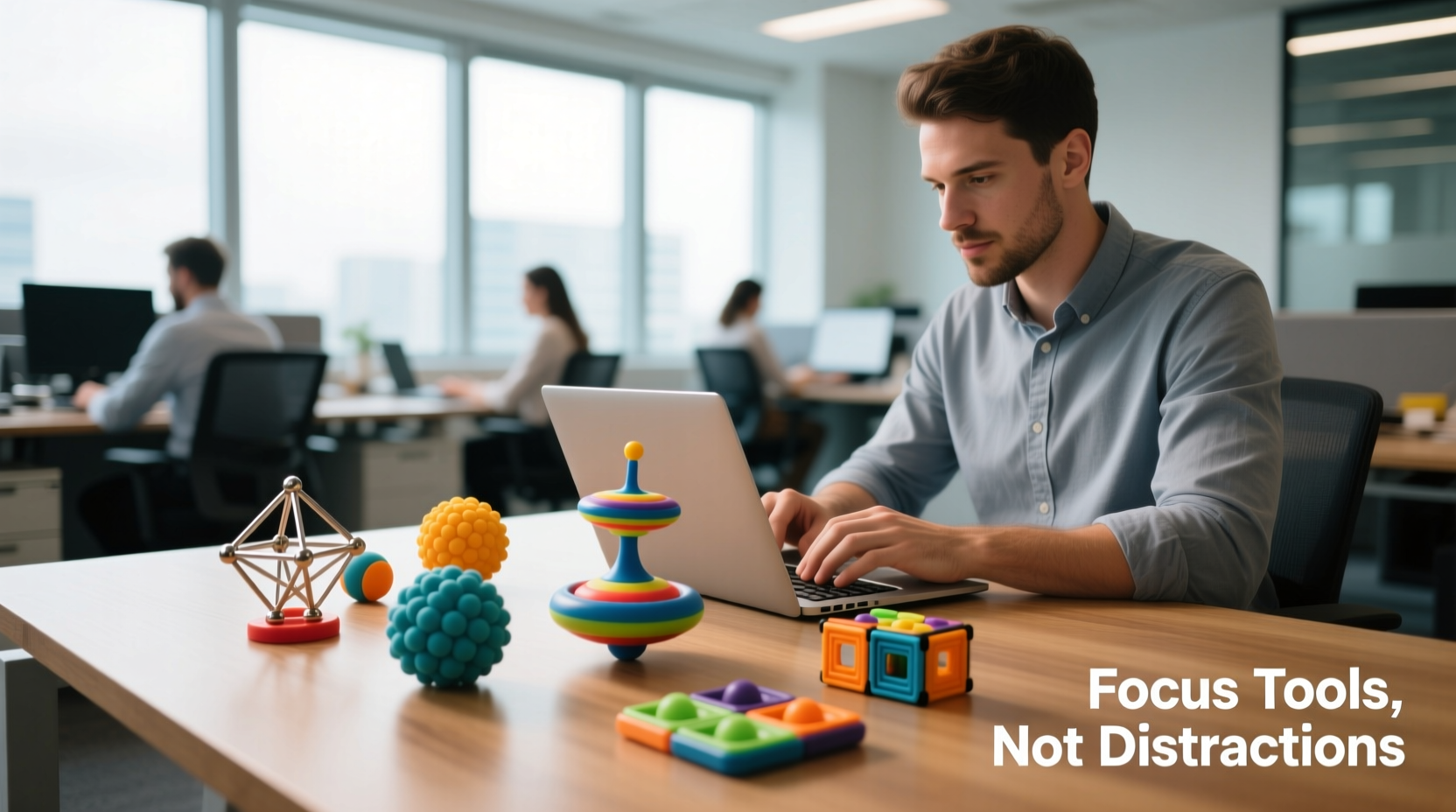 fidget toys at work helpful for focus or distracting coworkers