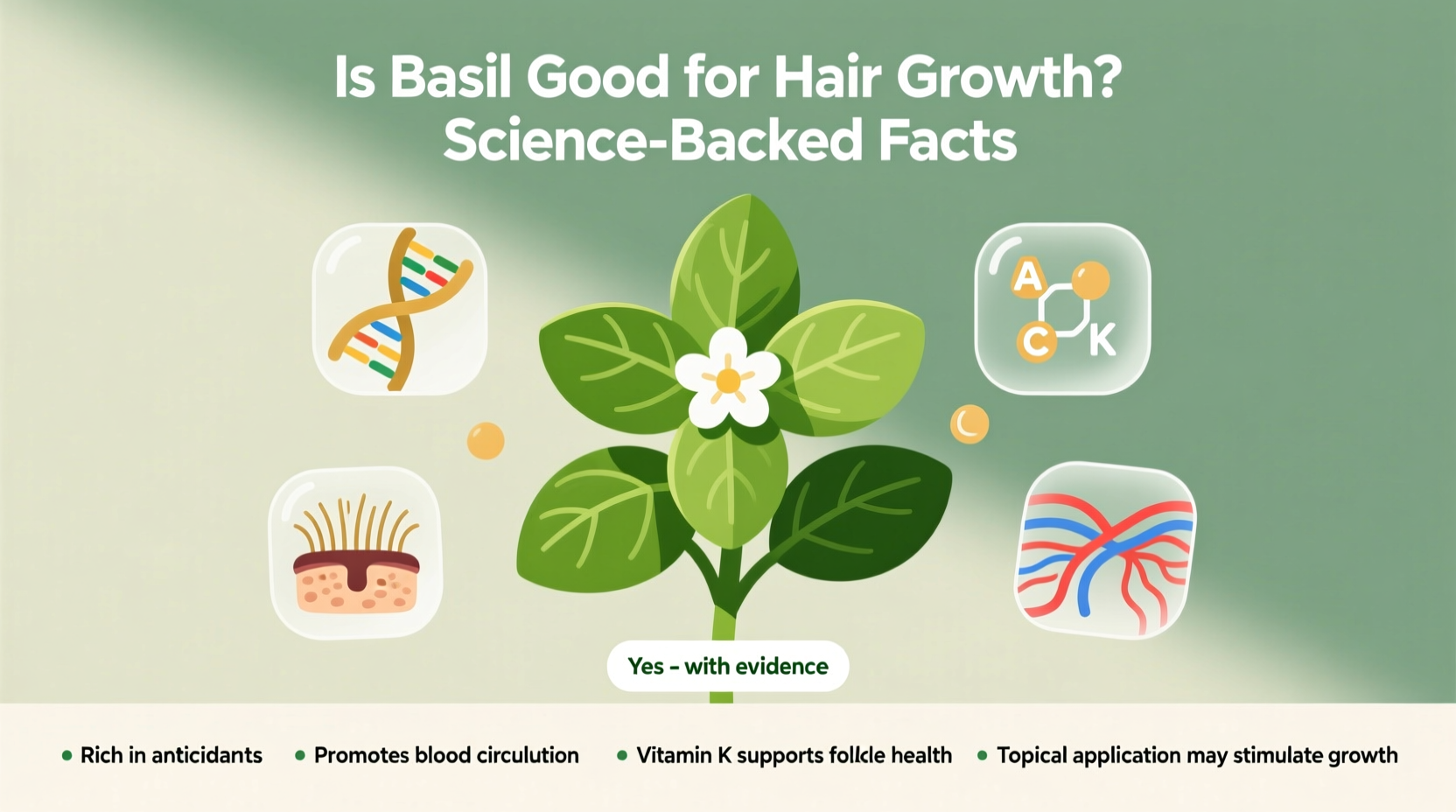 5 Ways Basil Boosts Hair Growth | TheHomeSprouts