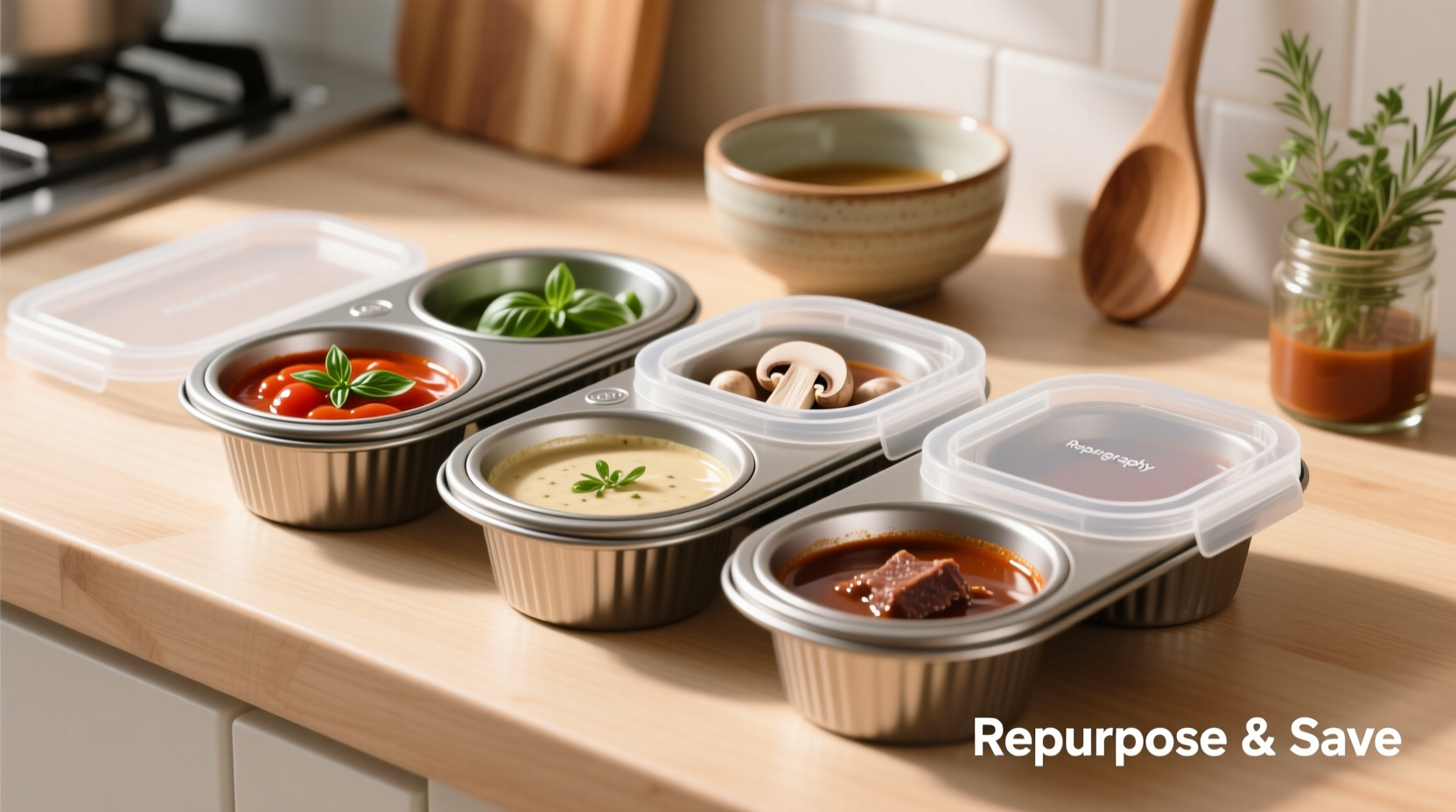 muffin tin freezer tray hack