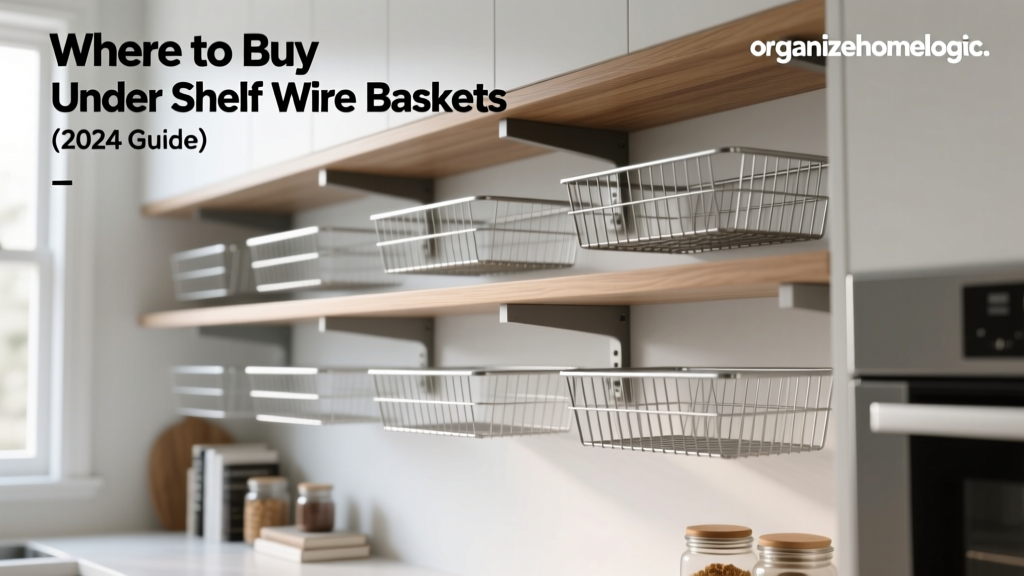 Where to Buy Under Shelf Wire Baskets (2024 Guide)