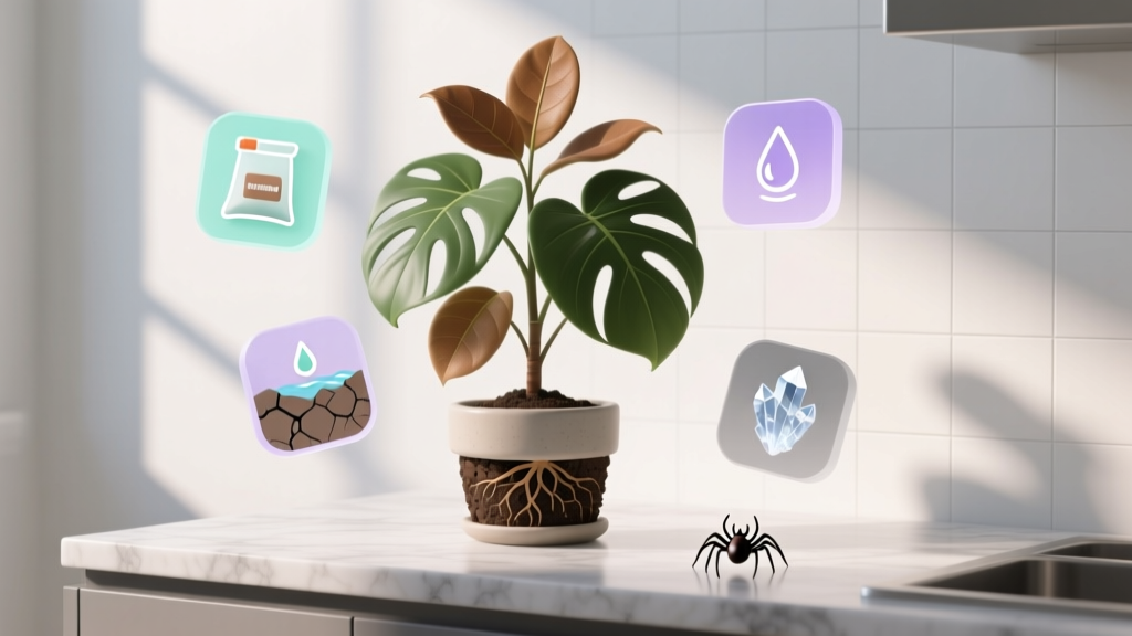 Brown Tips on Indoor Plants: 7 Causes & Fixes