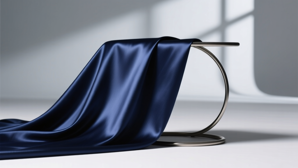 Navy Satin Material: Luxe, Technical & Sustainable