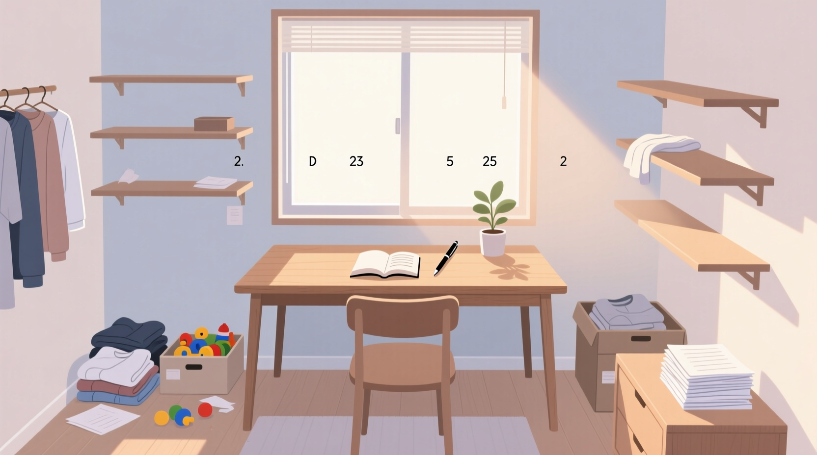 gradually downsize your clutter by one item every day