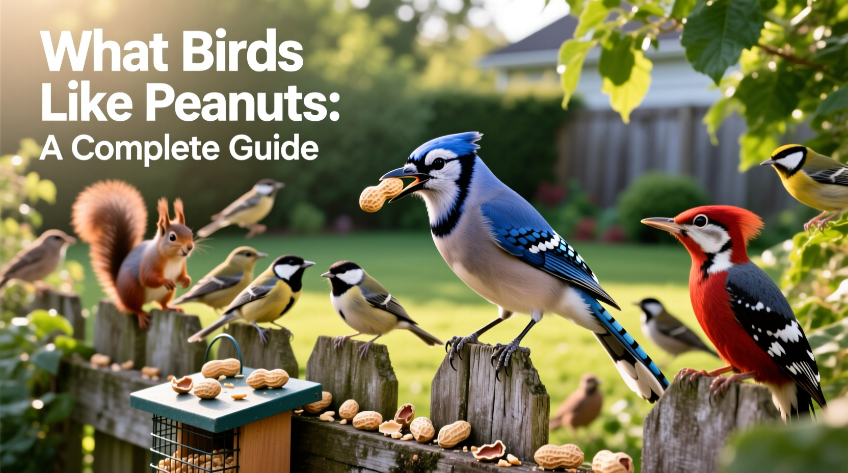 what birds like peanuts