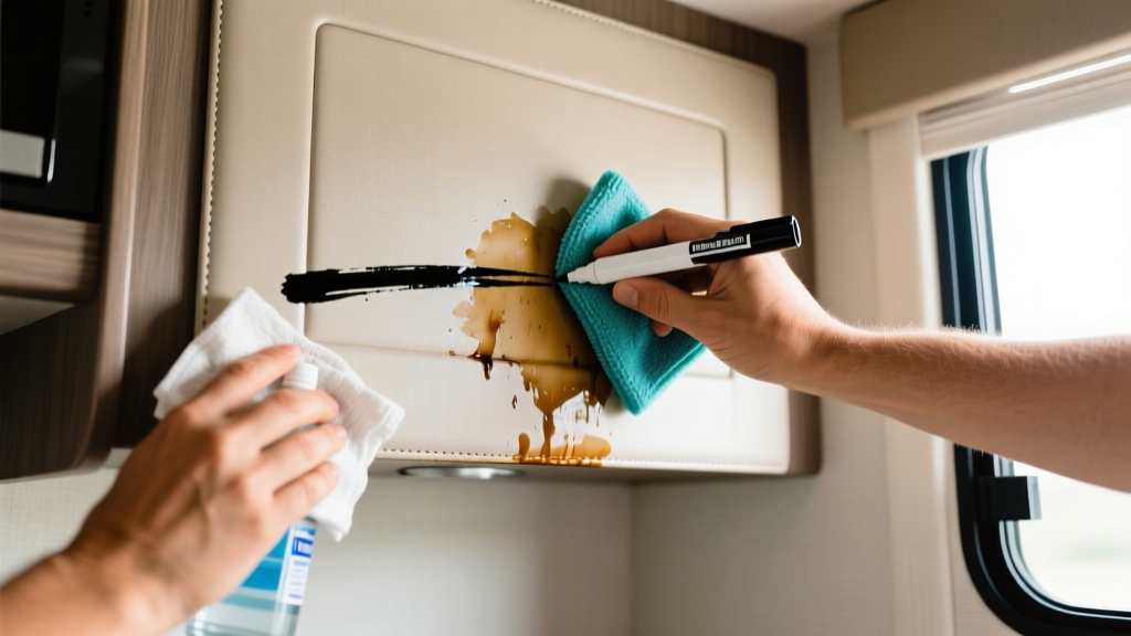 Tested: How to Get Permanent Marker Out of RV Fast