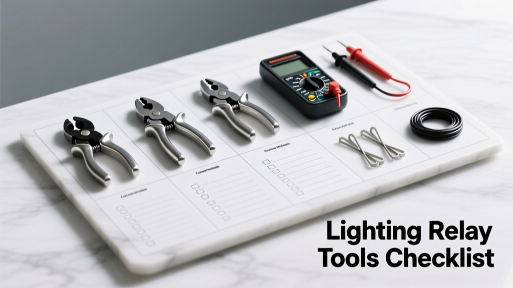 Lighting Relay Tools Checklist: A Field-Tested, Precision-Critical Verification Protocol