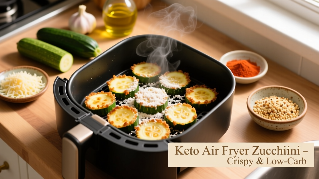 Crispy Keto Air Fryer Zucchini Recipes (Low-Carb)