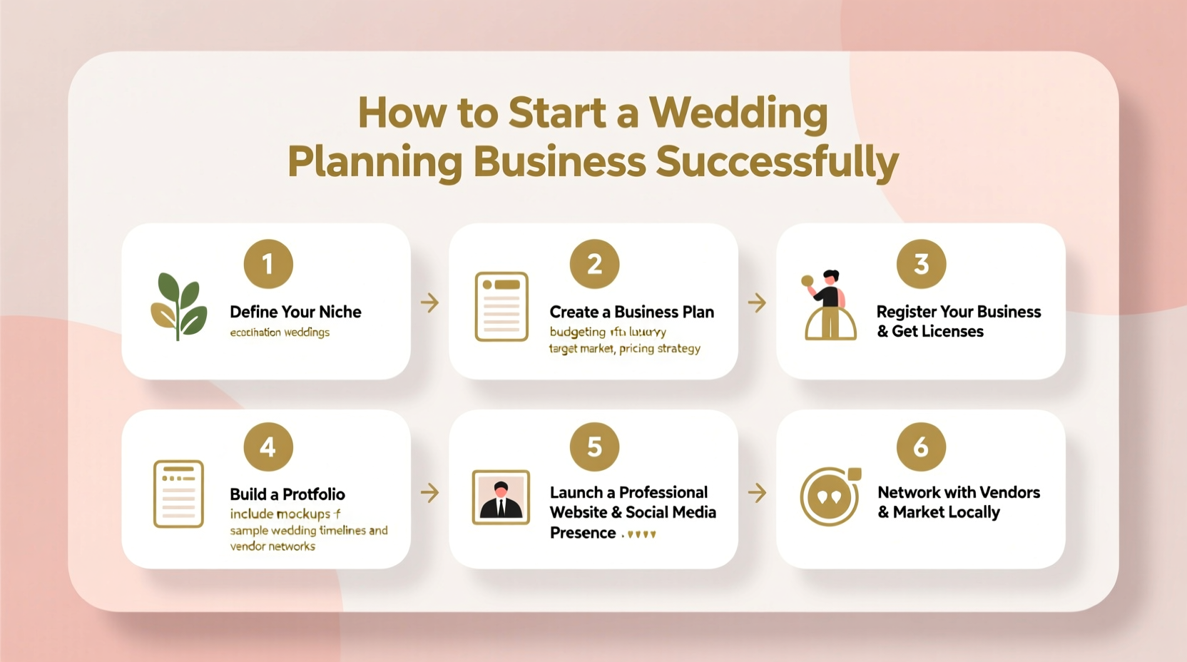 how to start a wedding planning business