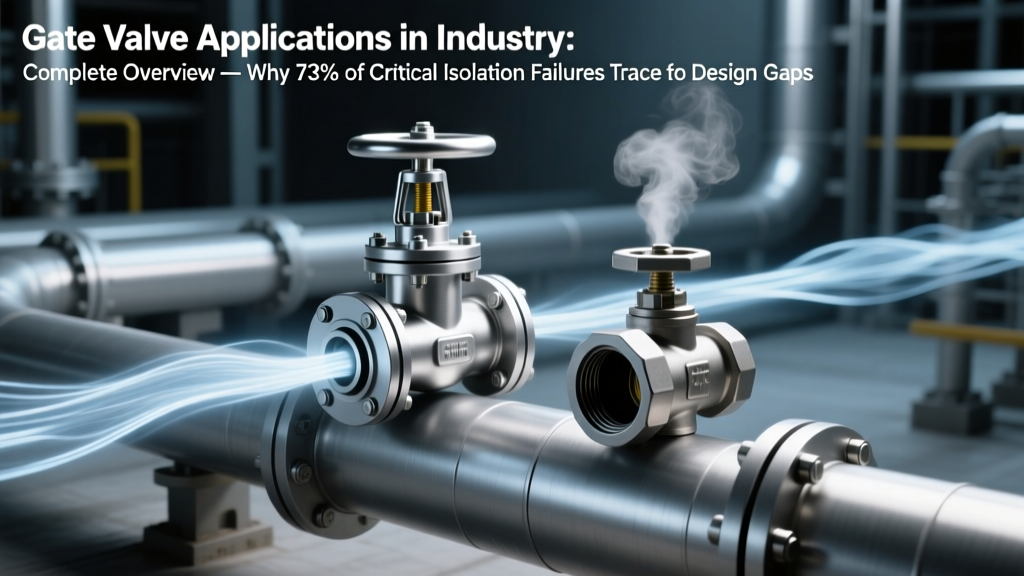 Gate Valve Applications: Fix Misapplication Now