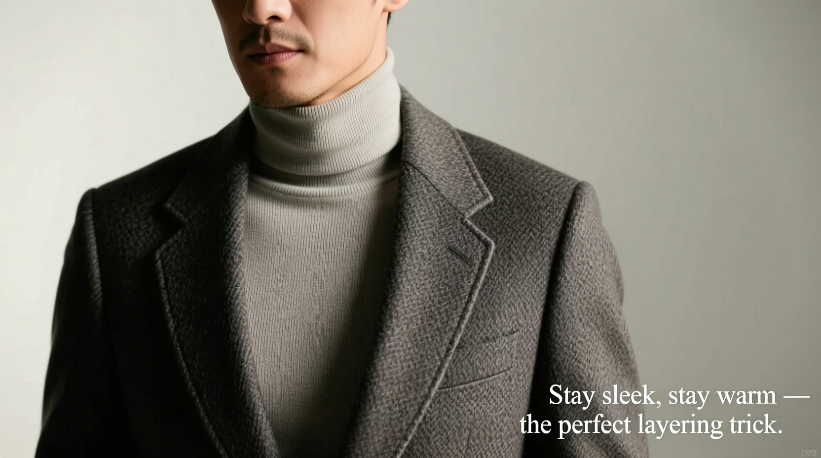 how to wear a turtleneck under a blazer without bulk or discomfort