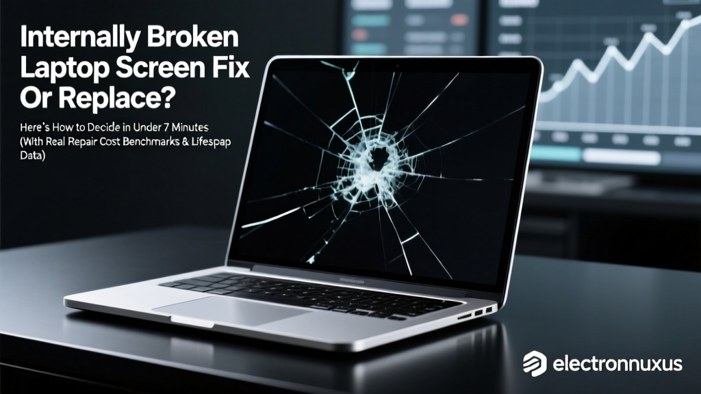 Internally Broken Laptop Screen Fix Or Replace? Here’s How to Decide in Under 7 Minutes (With Real Repair Cost Benchmarks & Lifespan Data)
