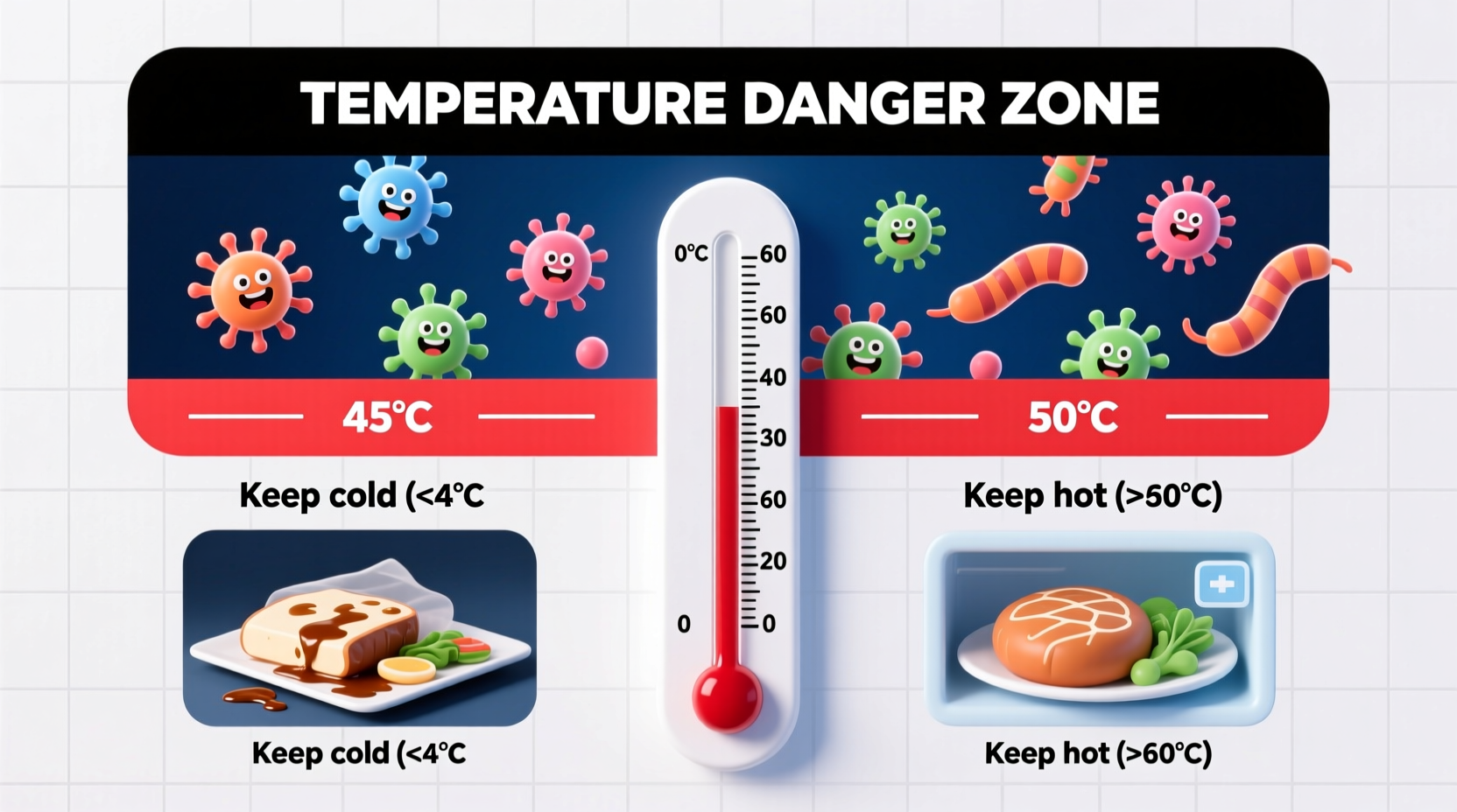 Food Temperature Danger Zone Explained: 40°F to 140°F