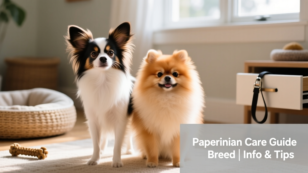 Parent breeds of Paperanian (Papillon Pomeranian Mix) - Featured Image